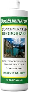 NaturVet OdoEliminator Concentrated Pet Deodorizer – Super Concentrate Deodorizing Pet Cleaner – Helps Eliminate Odors from Dogs, Cats – Clean, Fresh Scent –16 Oz. NaturVet