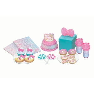 My Life As Hello Kitty Party Play Set for 18" Dolls, 50th Anniversary, 24 Pieces, Pink Multicolor My Life as