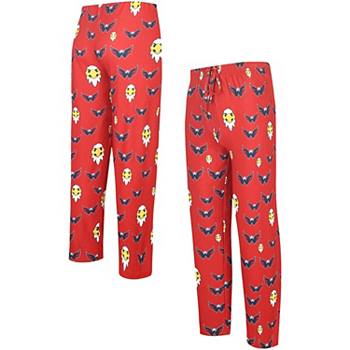 Men's Concepts Sport Red Washington Capitals Gauge Allover Print Knit Sleep Pants Unbranded