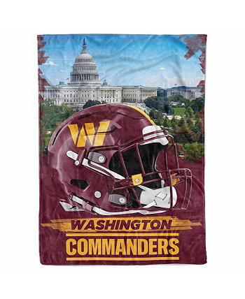 Одеяло Washington Commanders с изображением города 66 x 90 дюймов Logo Brand