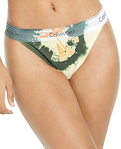 Женские Трусы Calvin Klein Modern Cotton Tie-Dye Tanga QF6059 Calvin Klein