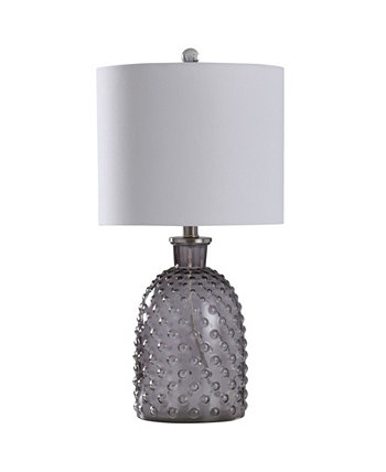 Настольная лампа из текстурированного стекла StyleCraft Home Collection