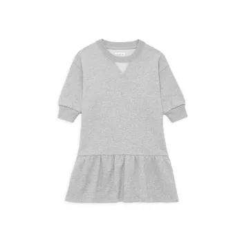 Маленькая девочка и усилитель; Классическое платье-свитшот для девочек Something Navy