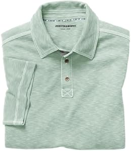 Johnston & Murphy Men's Vintage Slub Polo Johnston & Murphy