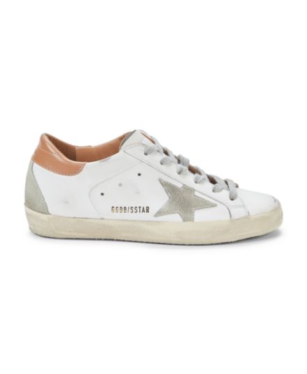 Super Star Leather &amp; Suede Sneakers GOLDEN GOOSE