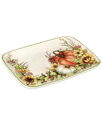 Autumn Breeze Rectangular Platter Certified International