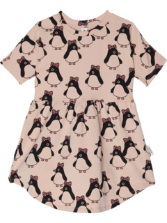 Bow Penguin Swirl Dress (Infant/Toddler) HUXBABY