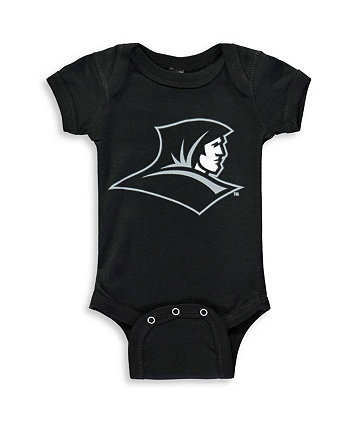 Черный боди с большим логотипом Providence Friars для мальчиков и девочек для младенцев Two Feet Ahead