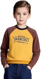 Boys Long Sleeve Polo Shirts Cotton Blend Classic Fit Soft Breathable 2-7T Gorboig