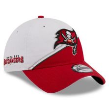 Men's New Era  White/Scarlet Tampa Bay Buccaneers 2023 Sideline 9TWENTY Adjustable Hat New Era