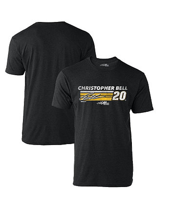 Мужская темно-серая футболка Christopher Bell Hot Lap Joe Gibbs Racing Team Collection
