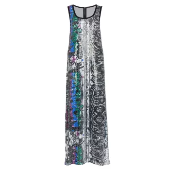 Платье прямого кроя Nelli с эффектом металлик Kimberly Goldson