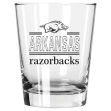 Arkansas Razorbacks 15oz. Double Old Fashioned Glass The Memory Company