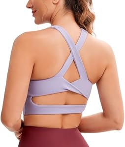 Женские Спортивные бюстгальтеры JOYSPELS Criss-Cross Back Паддинг Топы для тренировок Средняя поддержка JOYSPELS