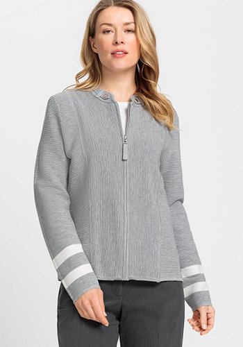 Women's Long Sleeve Ribbed Knit Cardigan Olsen