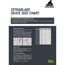 Rollerblade Zetrablade Elite Мужские роликовые коньки для фитнеса, размер 10, черный и салатовый Rollerblade