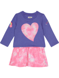 Платье Tie-Dye Heart с заниженной талией (для малышей/маленьких детей/больших детей) Hatley
