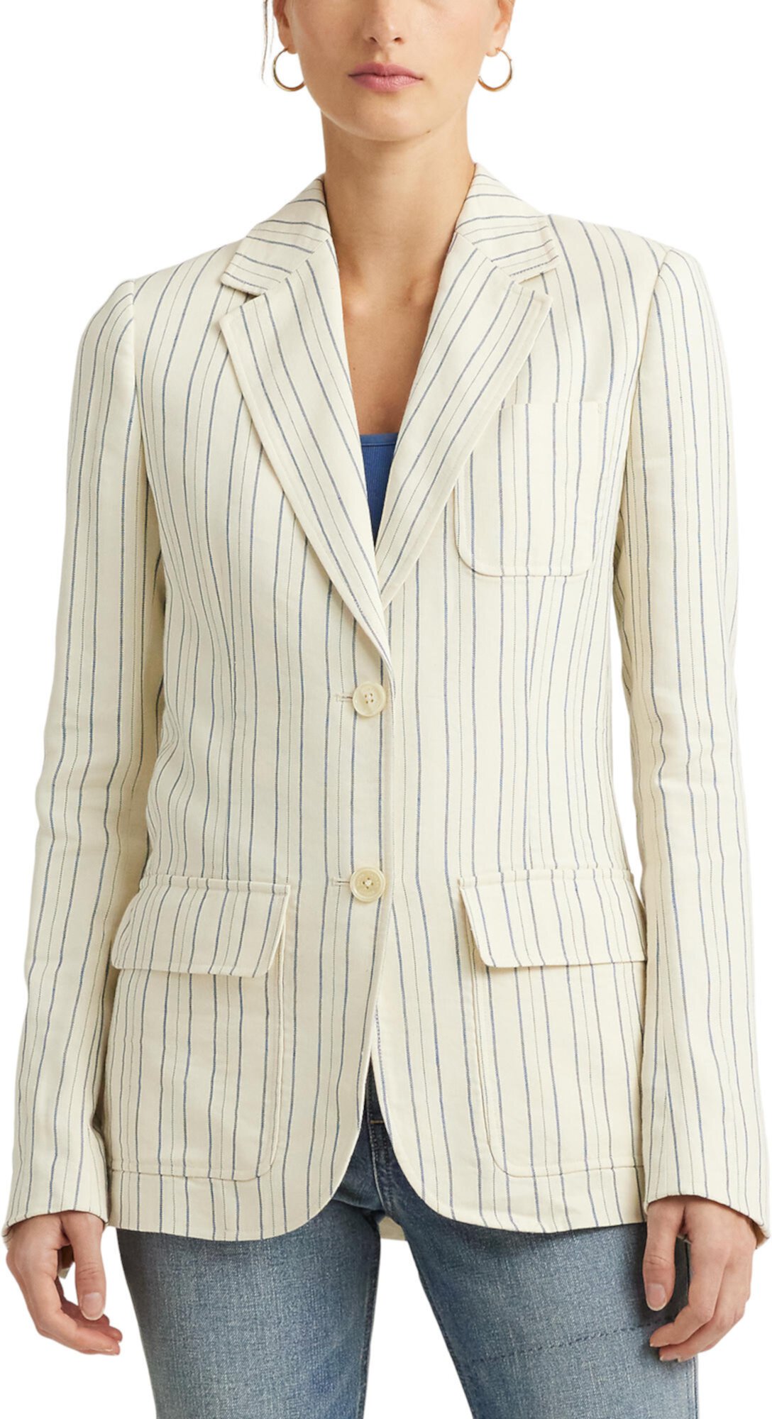 Striped Cotton-Blend Blazer LAUREN Ralph Lauren