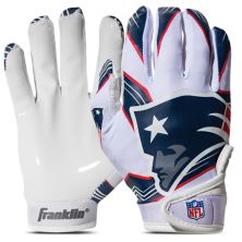 Franklin Sports New England Patriots Молодежные футбольные перчатки НФЛ Franklin Sports