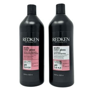 Redken Acidic Color Gloss Shampoo & Conditioner Duo Liter (33.8oz Each) Redken