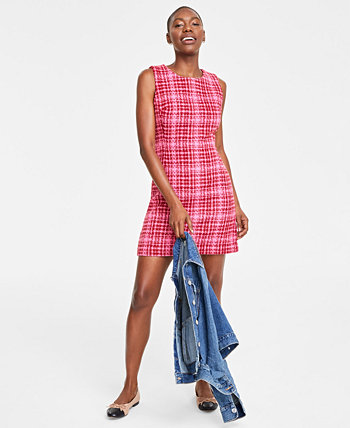 Женское твидовое мини-платье-футляр, созданное для Macy's On 34th