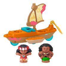 Disney's Moana & Maui Canoe & Figure Set by Fisher-Price Little People Fisher-Price