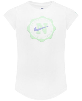 Little Girls Prep In Your Step Logo Graphic T-Shirt Nike