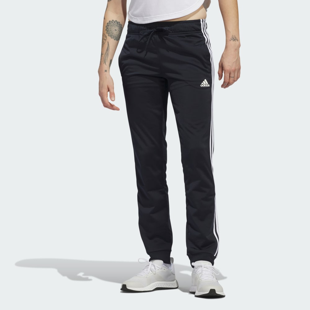 Узкие спортивные брюки зауженного кроя с 3 полосками Primegreen Essentials Warm-Up Adidas