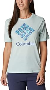 Женская футболка Columbia Bluebird Day с расслабленным кроем и мягким хлопковым смешением Columbia