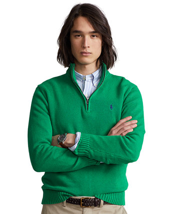 Хлопковая свитер на молнии четверть Ralph Lauren