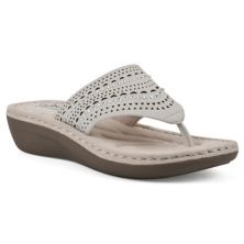Cliffs by White Mountain Comate Women's Thong Sandals Cliffs by White Mountain