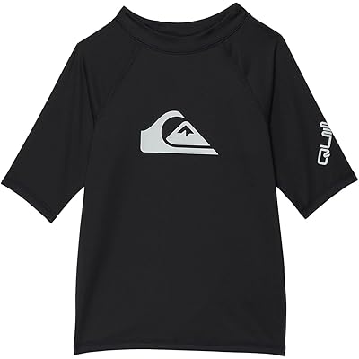 Футболка с коротким рукавом Quiksilver Kids All Time для детей, с защитой UPF 50+ и влагоотводящими свойствами Quiksilver Kids