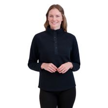 Женский стеганый пуловер с полукнопками ZeroXposur ZeroXposur