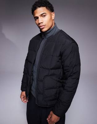 The North Face M66 down liner padded jacket in black The North Face