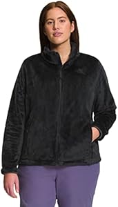 THE NORTH FACE Women's Osito Full Zip Fleece Jacket (Standard and Plus Size), Shady Blue, 2X Plus The North Face