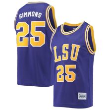 Оригинальный мужской ретро бренд Ben Simmons Purple LSU Tigers памятный классический баскетбольный джерси Original Retro Brand