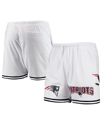 Мужские белые сетчатые шорты New England Patriots Pro Standard