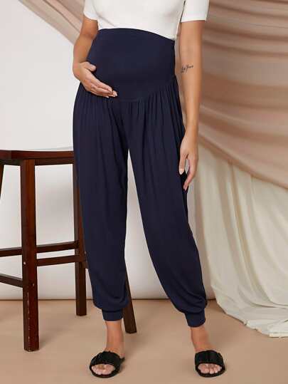 SHEIN Подходит для беременных и удобные брюки SHEIN