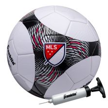 Футбольный мяч Franklin Sports MLS Pro Vent, официальный размер 5, с воздушным насосом в комплекте Franklin Sports