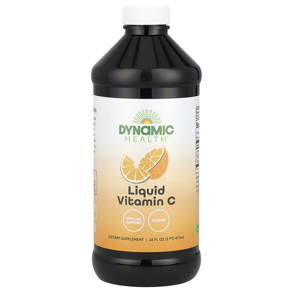 Liquid (Жидкость) Vitamin C, 16 fl oz (Жидкие унции) (473 ml) Dynamic Health