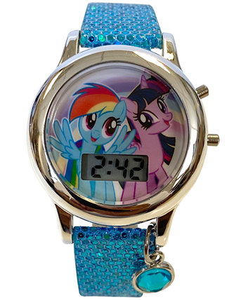 Детские часы My Little Pony с силиконовым ремешком и цифровым блеском, 34 мм ACCUTIME