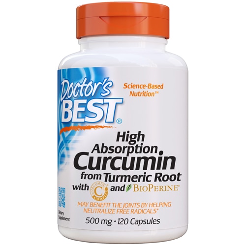 Комплекс Doctor's Best Curcumin C³ — 500 мг — 120 капсул Doctor's Best