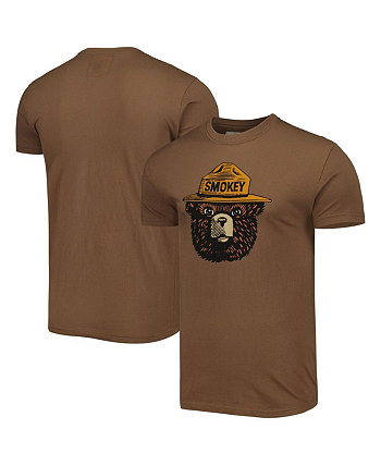 Мужская и женская коричневая футболка Smokey the Bear Brass Tacks American Needle