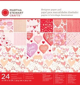 Martha Stewart Crafts Valentine Paper Pad Martha Stewart