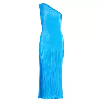 Плиссированное платье Gigi на одно плечо L'IDÉE