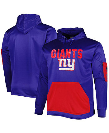 Мужской пуловер с капюшоном Royal New York Giants Big and Tall Fanatics