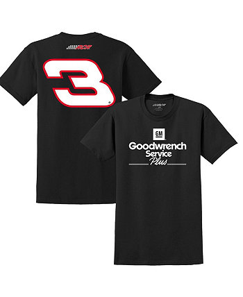 Мужская черная футболка Dale Earnhardt Goodwrench Service Plus Sponsor Lifestyle Richard Childress Racing Team Collection