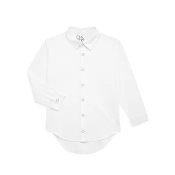 Little Boy's Poplin Long-Sleeve Button-Up Shirt Chaser