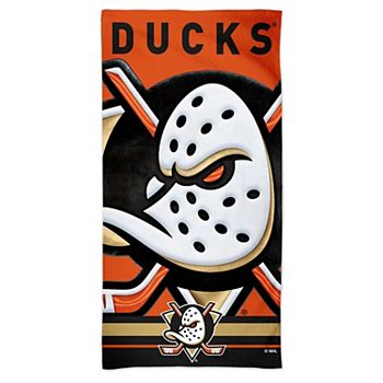 Яркое пляжное полотенце Anaheim Ducks 76 см x 152 см из 100% хлопка Wincraft