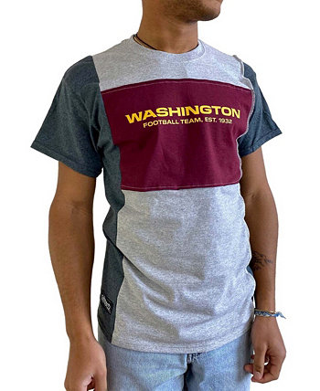 Мужская серая футболка со сплитом Washington Football Team Refried Apparel